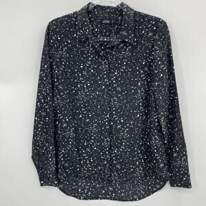 kate spade Black and White Button Down Shirt